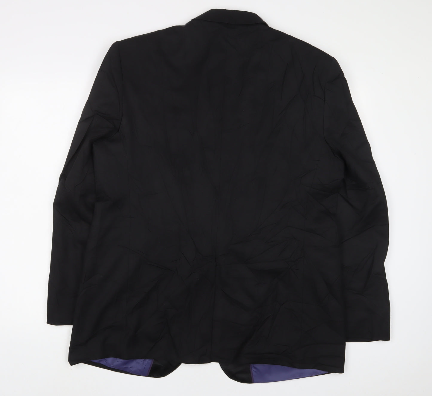 Autograph Mens Black Polyester Jacket Suit Jacket Size 42 Regular