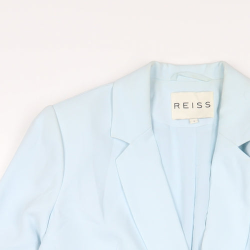 Reiss Womens Blue Jacket Blazer Size S Button