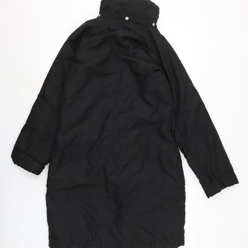 Bench Womens Black Quilted Coat Size S Zip