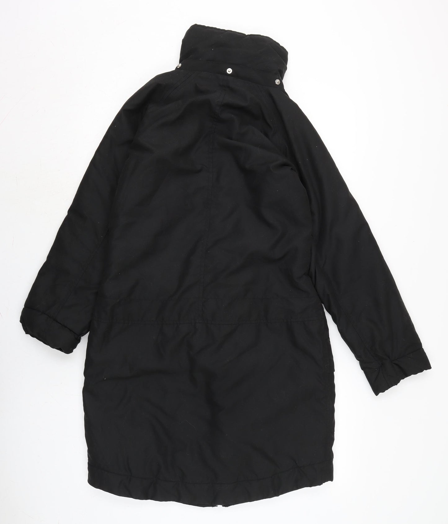 Bench Womens Black Quilted Coat Size S Zip