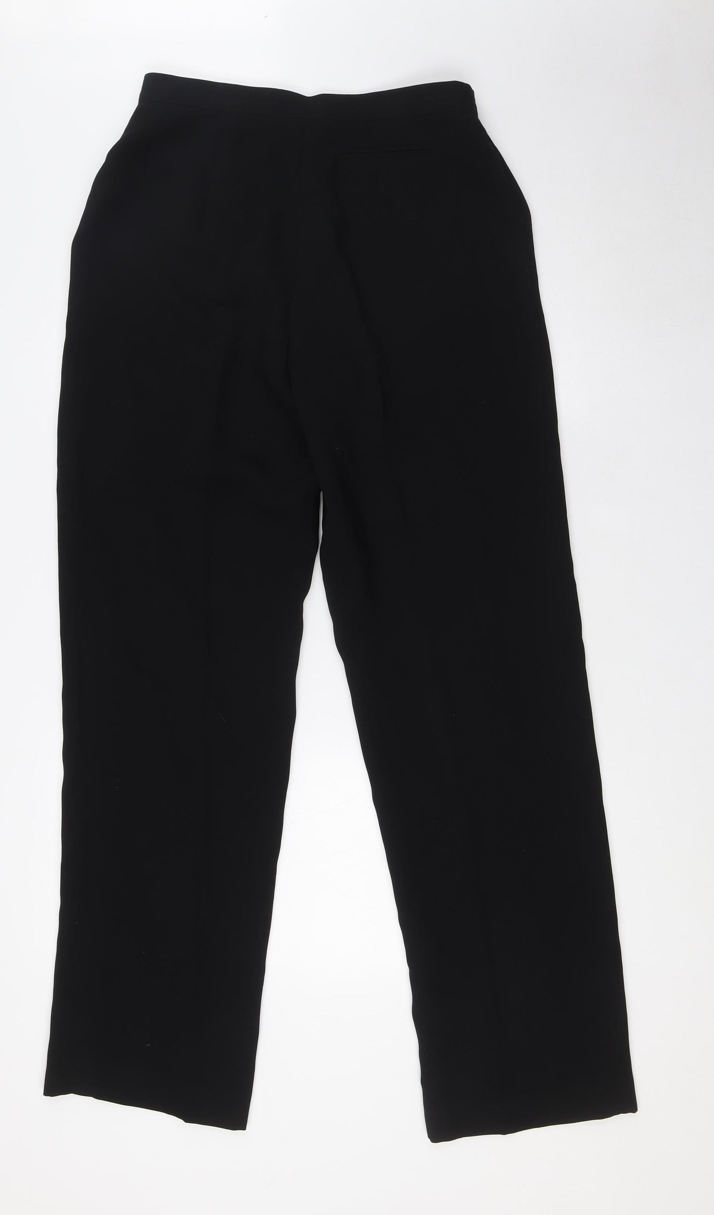 Principles Womens Black Polyester Trousers Size 14 L32 in Regular Zip