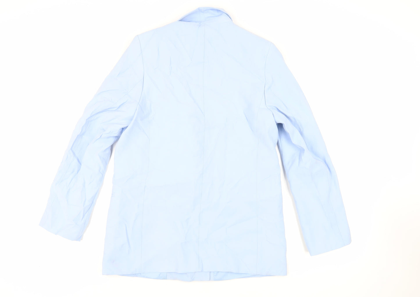 H&M Womens Blue Jacket Blazer Size S Button