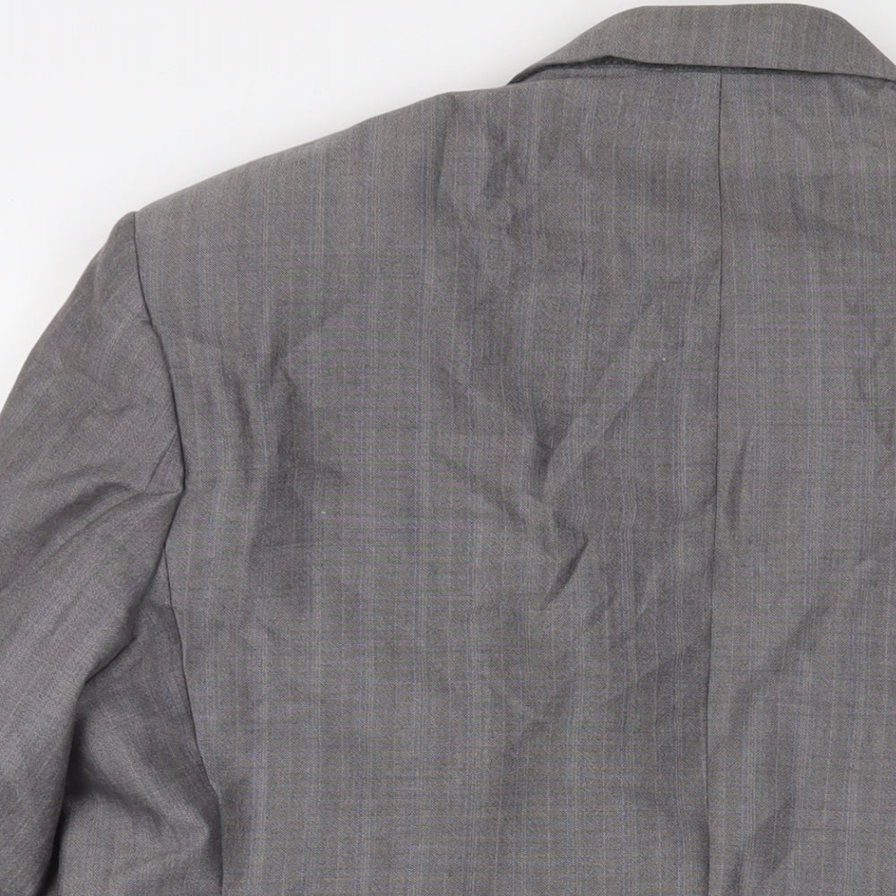 St Michael Mens Grey Wool Jacket Suit Jacket Size 42 Regular