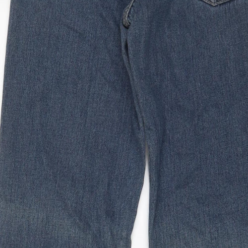 Cherokee Mens Blue Cotton Straight Jeans Size 30 in L32 in Regular Zip