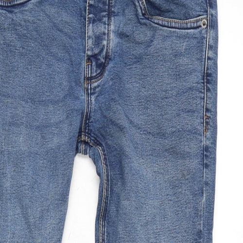 French Connection Mens Blue Cotton Blend Skinny Jeans Size 30 in L32 in Extra-Slim Zip