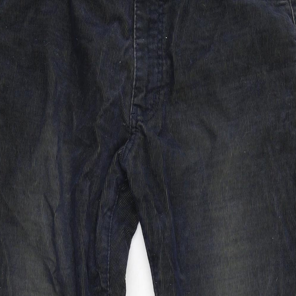 Mish Mash Mens Blue Cotton Bootcut Jeans Size 30 in L28 in Regular Zip - Raw Hem