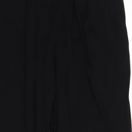 bonprix Womens Black Polyester Trousers Size 14 L30 in Regular