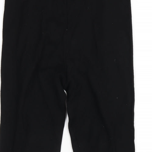 River Island Womens Black Vinyl Carrot Leggings Size 10 L24 in - Ruffle