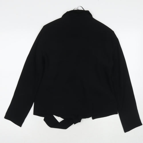 Zara Womens Black Jacket Size S Zip