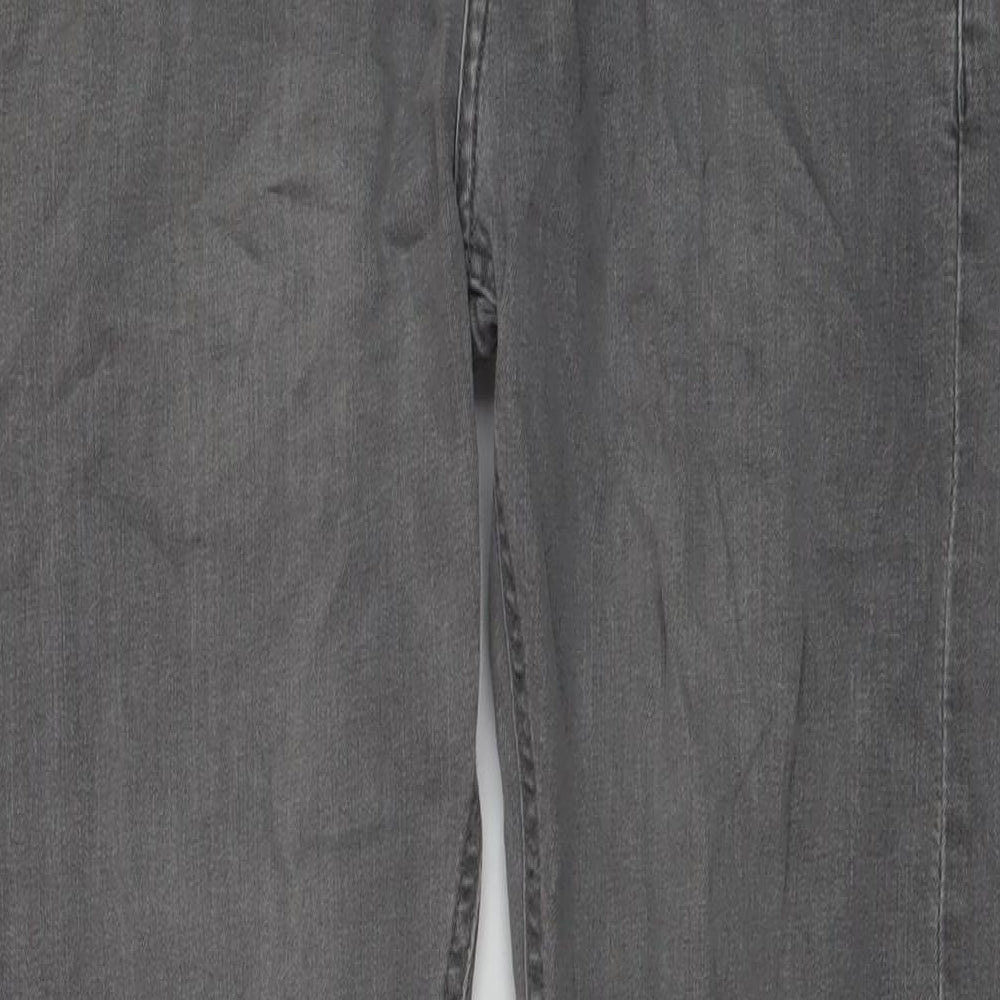 NEXT Mens Grey Cotton Skinny Jeans Size 30 in L30 in Regular Button