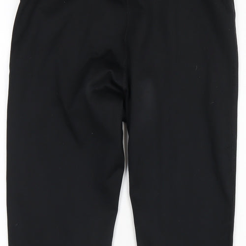 Nike Womens Black Polyester Capri Leggings Size M L23 in Regular Pullover