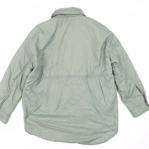 Zara Womens Green Jacket Size S Snap