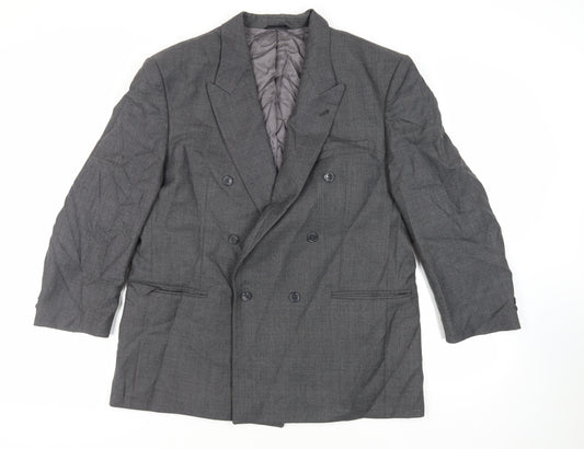 Skopes Mens Grey Polyester Jacket Suit Jacket Size 44 Regular