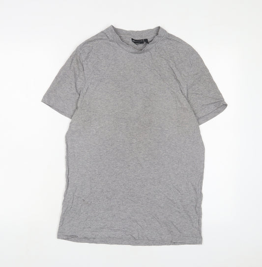 ASOS Mens Grey Cotton T-Shirt Size M Crew Neck