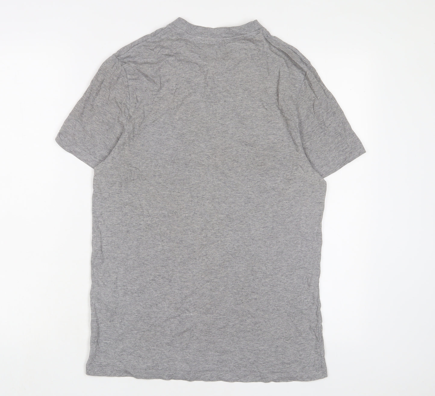 ASOS Mens Grey Cotton T-Shirt Size M Crew Neck