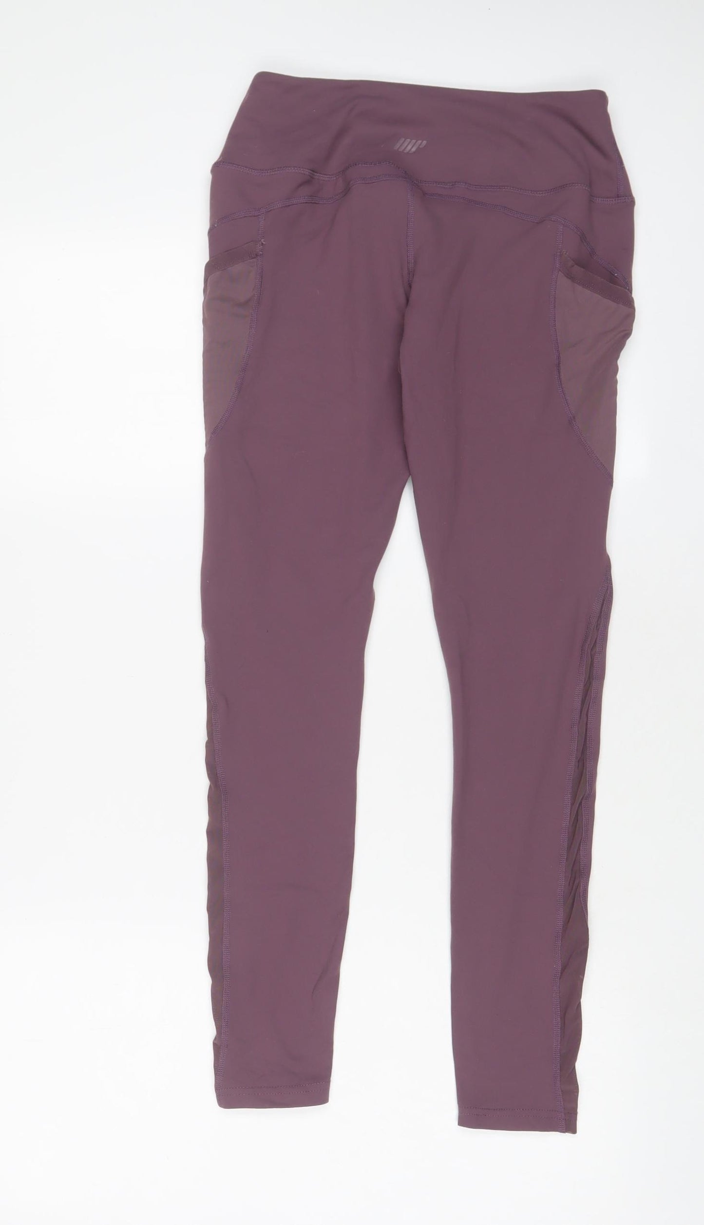 Myprotein Womens Purple Nylon Capri Leggings Size M L25 in Regular Pullover