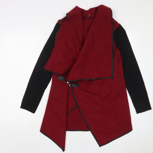 Quiz Womens Red Jacket Size S Hook & Eye