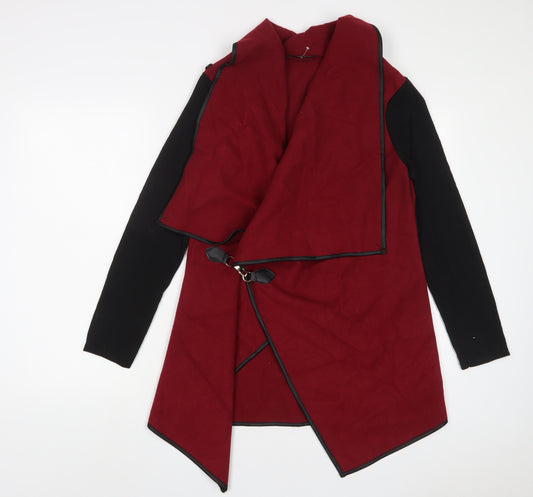 Quiz Womens Red Jacket Size S Hook & Eye