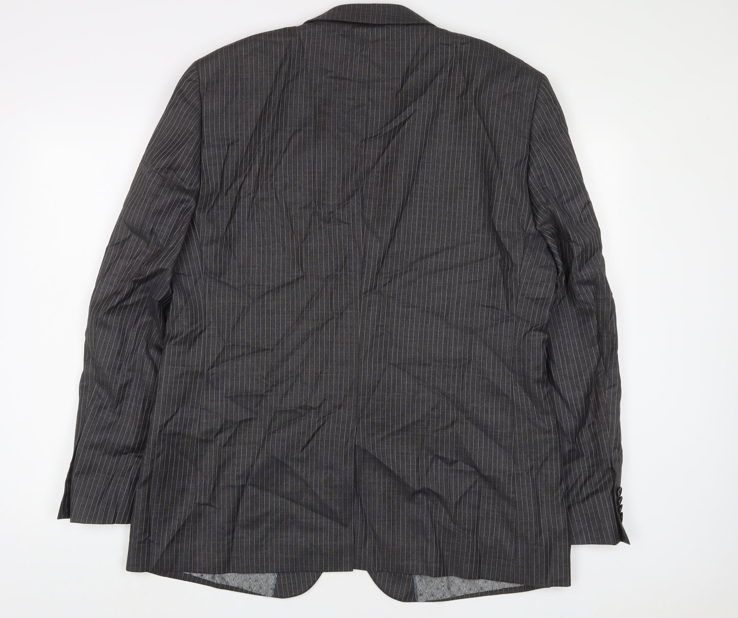 NEXT Mens Grey Polyester Jacket Suit Jacket Size 44 Regular