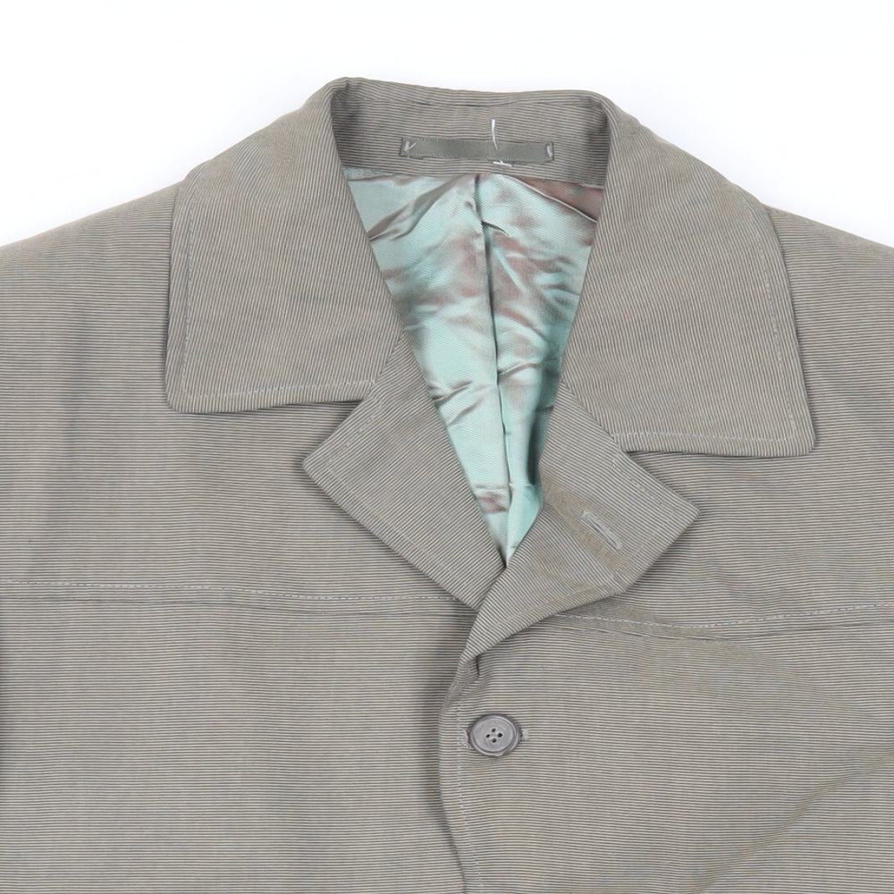 Partners Mens Green Polyester Jacket Suit Jacket Size 38 Regular