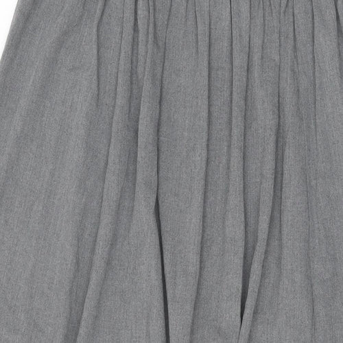 Yessica Womens Grey Polyester Swing Skirt Size 18