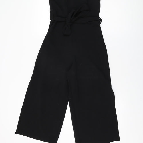 Boohoo Womens Black Polyester Jumpsuit One-Piece Size 12 L21 in Pullover