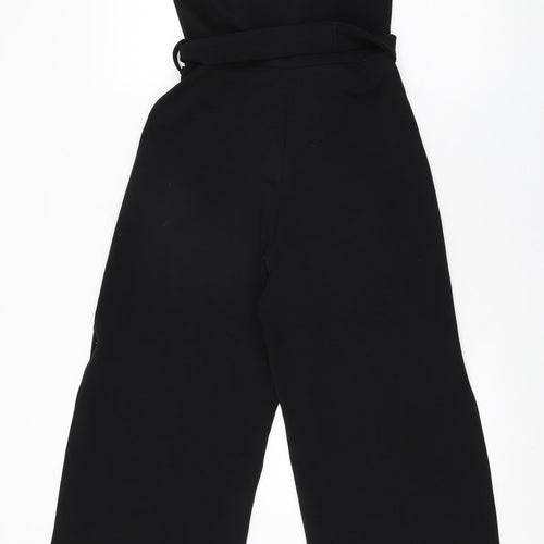 Boohoo Womens Black Polyester Jumpsuit One-Piece Size 12 L21 in Pullover