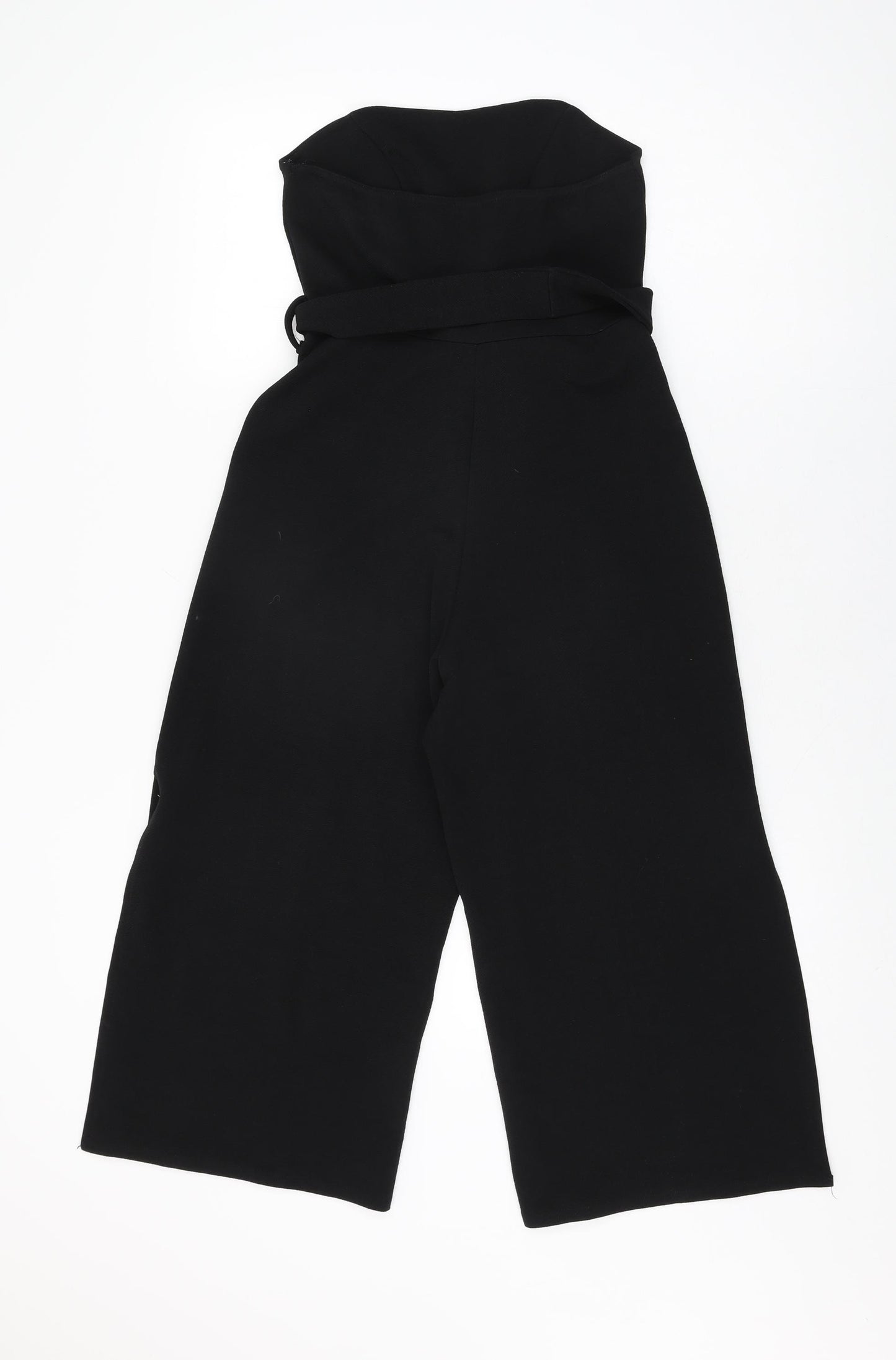 Boohoo Womens Black Polyester Jumpsuit One-Piece Size 12 L21 in Pullover