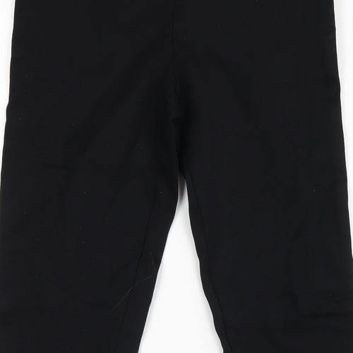 Marks and Spencer Womens Black Viscose Carrot Leggings Size 10 L28 in