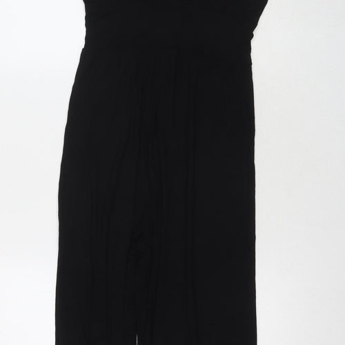 Kuca Womens Black Viscose Jumpsuit One-Piece Size S L23 in Pullover