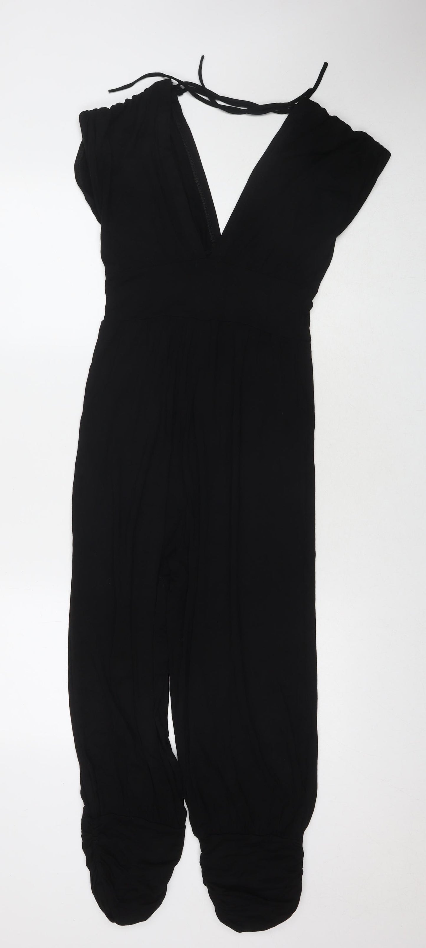 Kuca Womens Black Viscose Jumpsuit One-Piece Size S L23 in Pullover