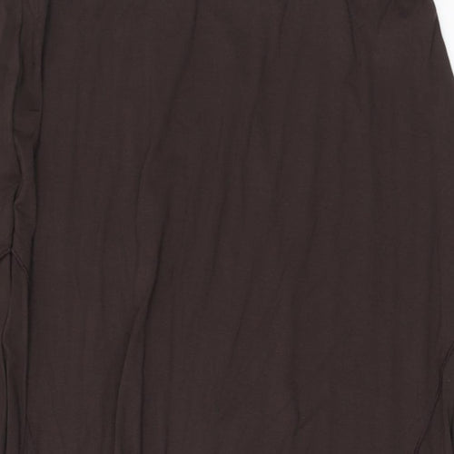 Per Una Womens Brown Polyester Maxi Skirt Size 14