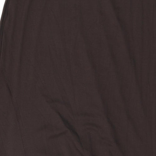 Per Una Womens Brown Polyester Maxi Skirt Size 14