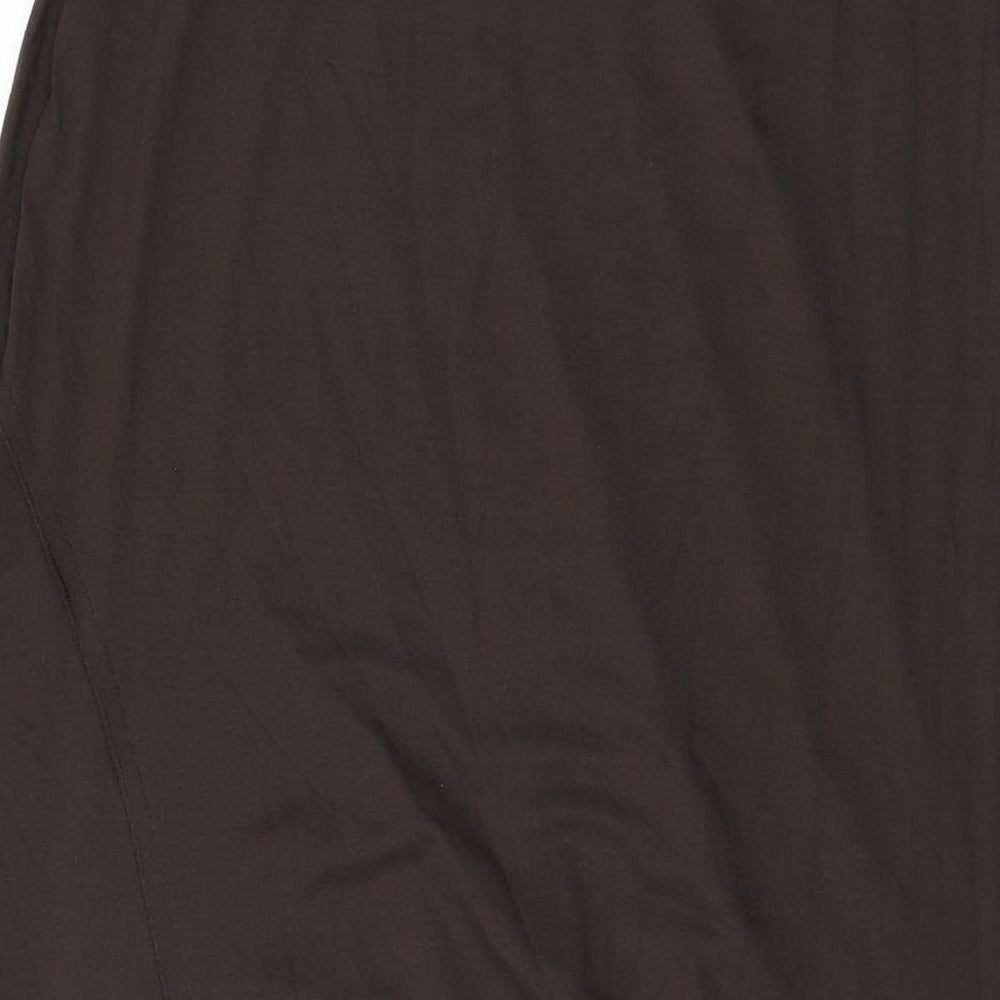 Per Una Womens Brown Polyester Maxi Skirt Size 14