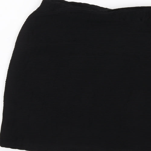 River Island Womens Black Polyester Mini Skirt Size 14