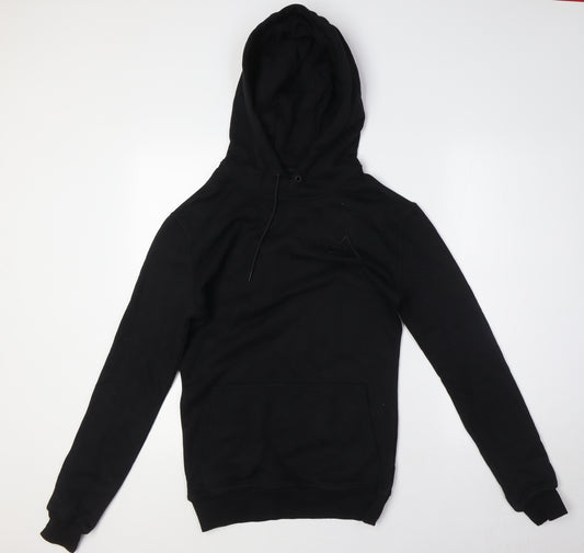 Sculptmode Mens Black Cotton Pullover Hoodie Size XS