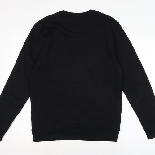 Fairwear Womens Black Cotton Pullover Sweatshirt Size M