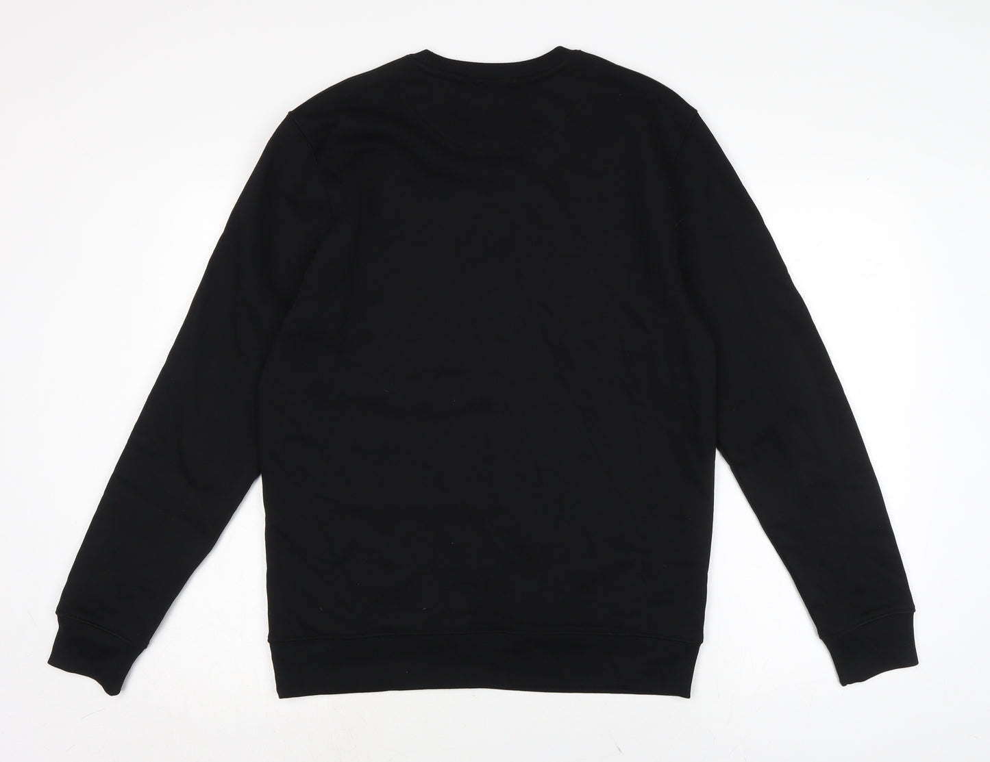 Fairwear Womens Black Cotton Pullover Sweatshirt Size M