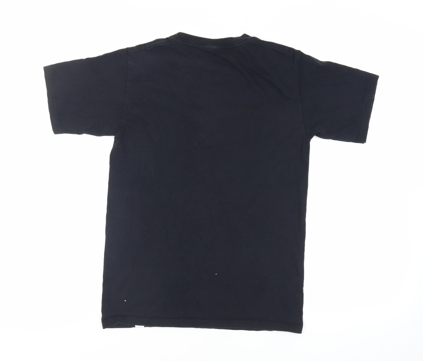 Corona Mens Black Cotton T-Shirt Size S Crew Neck