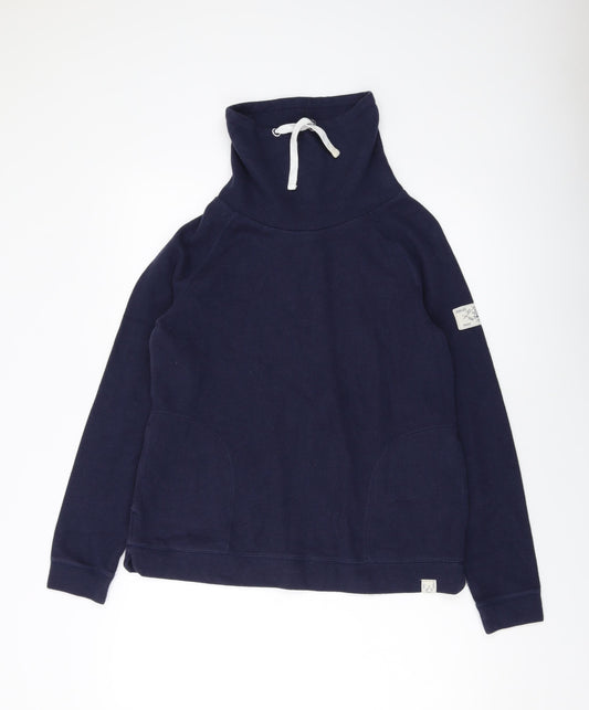 Joules Womens Blue Cotton Pullover Sweatshirt Size 14 Pullover