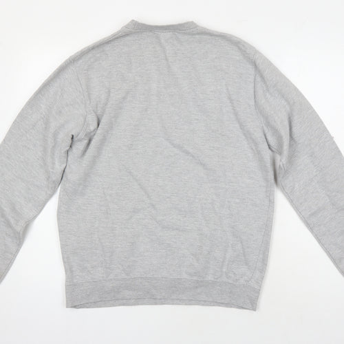 All We Do is Womens Grey Cotton Pullover Sweatshirt Size M