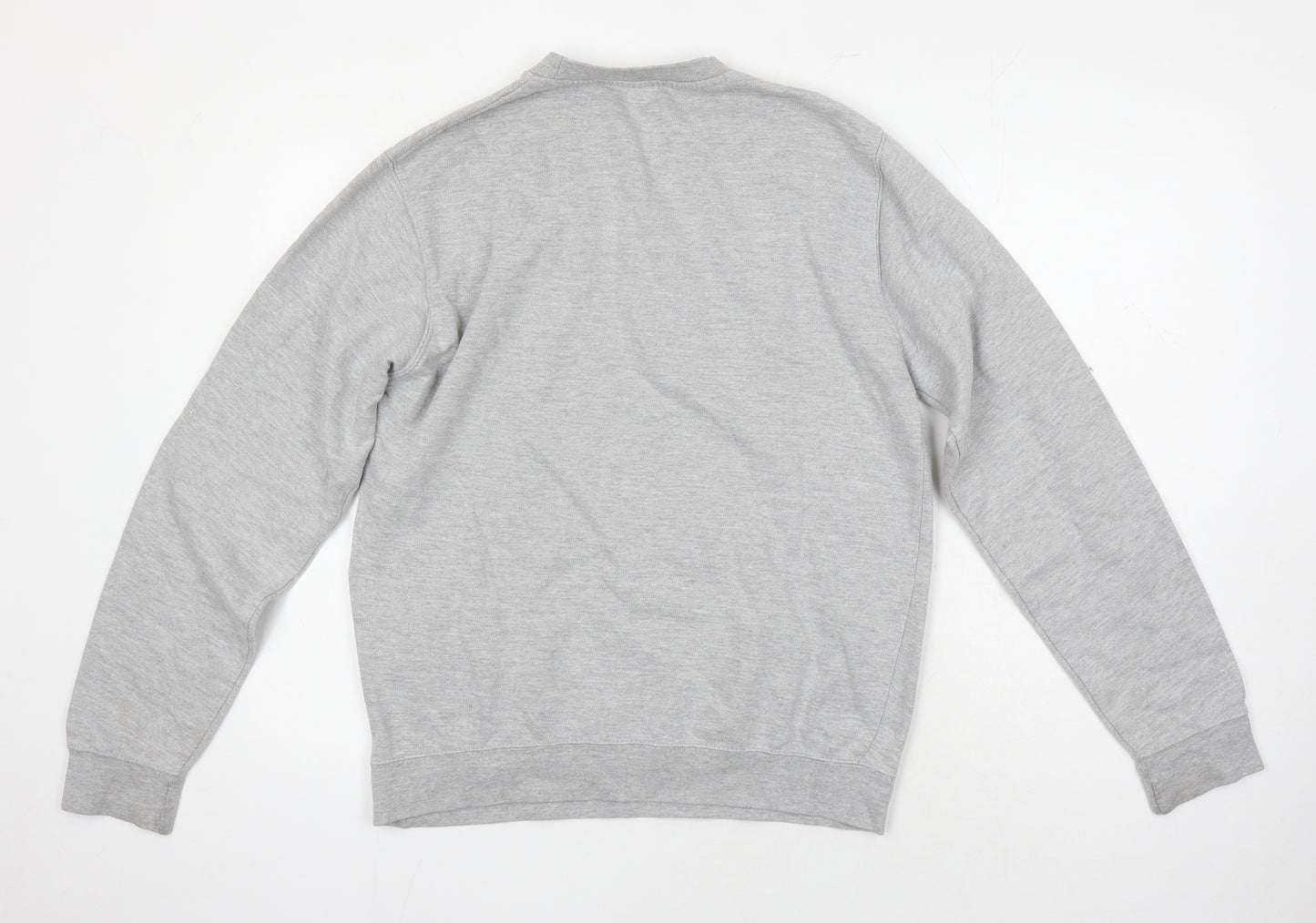 All We Do is Womens Grey Cotton Pullover Sweatshirt Size M