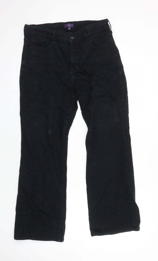 NxD Womens Black Cotton Mom Jeans Size 12 L27 in Regular