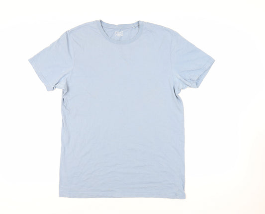 NEXT Mens Blue Cotton T-Shirt Size M Crew Neck