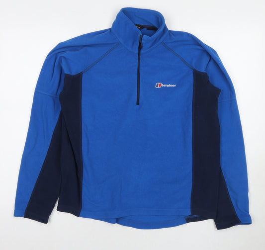 Berghaus Womens Blue Polyester Pullover Sweatshirt Size M Pullover