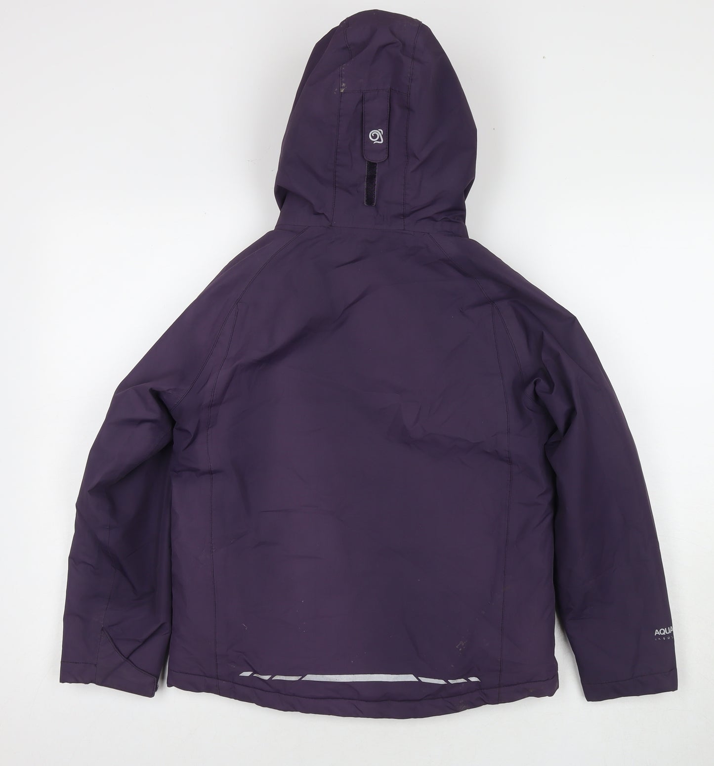 Craghoppers Girls Purple Jacket Size 9-10 Years Zip