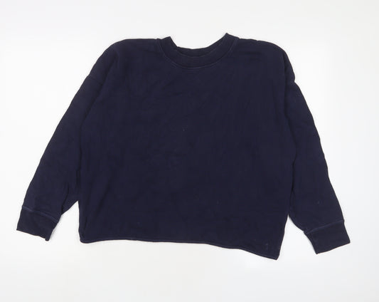 NEXT Womens Blue Cotton Pullover Sweatshirt Size 14 Pullover