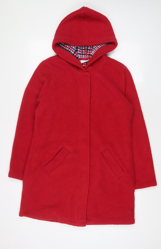 D&Co Womens Red Jacket Size S Zip - Pockets