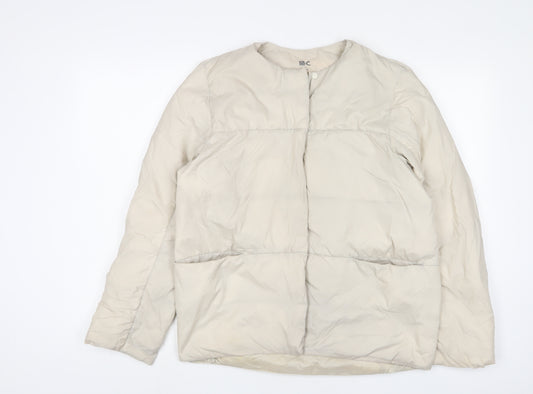 Uniqlo Womens Beige Jacket Size S Zip