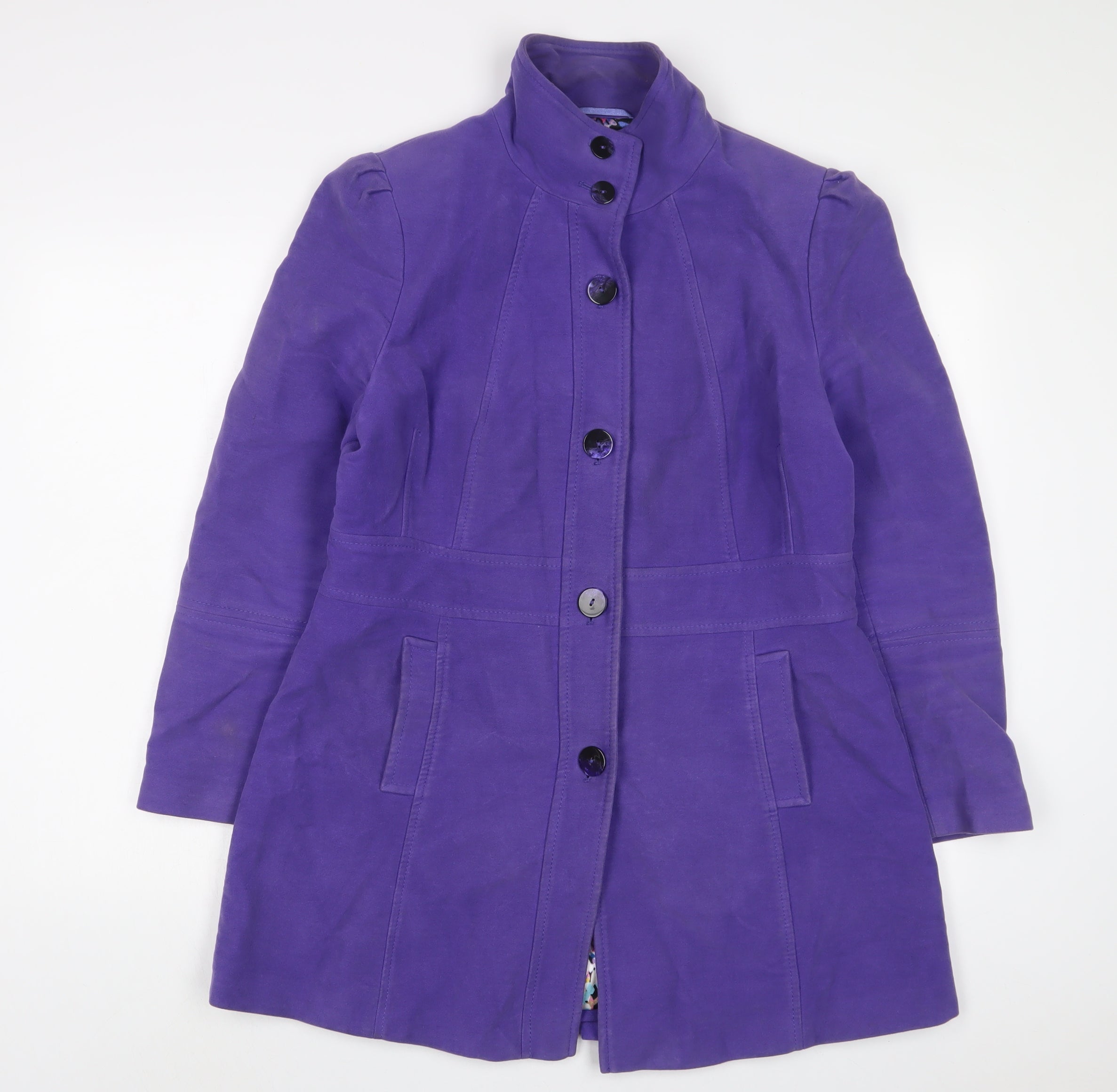 Joe Browns Womens Purple Jacket Coat Size 14 Preworn Ltd